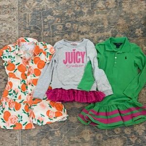 Juicy couture power trio, Girls size 6